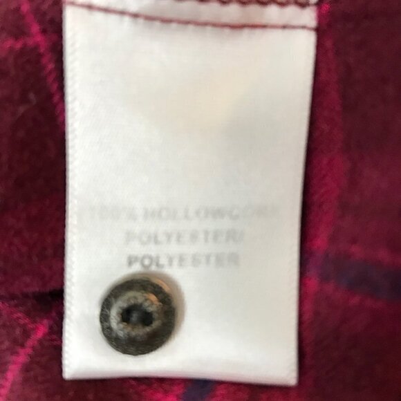 Kuhl Pink & Maroon Plaid Flannel Button Down Shirt Size L - Picture 8 of 8